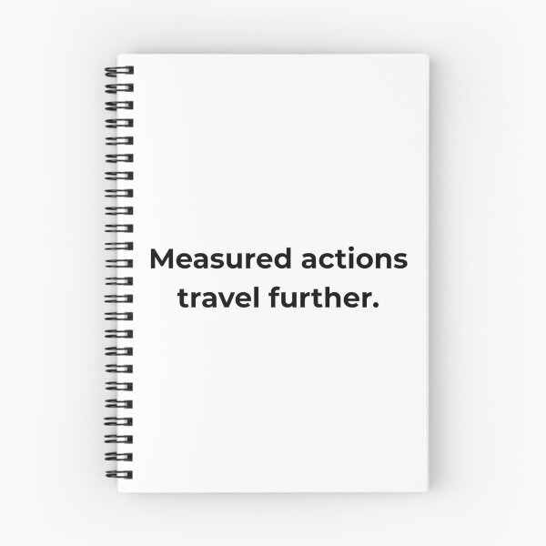 Item preview, Measured actions travel further. designed and sold by MPSTUDIOPL.