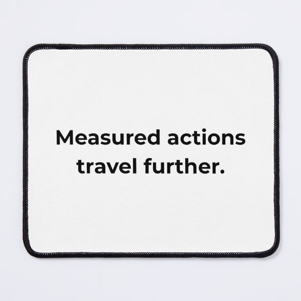 Item preview, Measured actions travel further. designed and sold by MPSTUDIOPL.