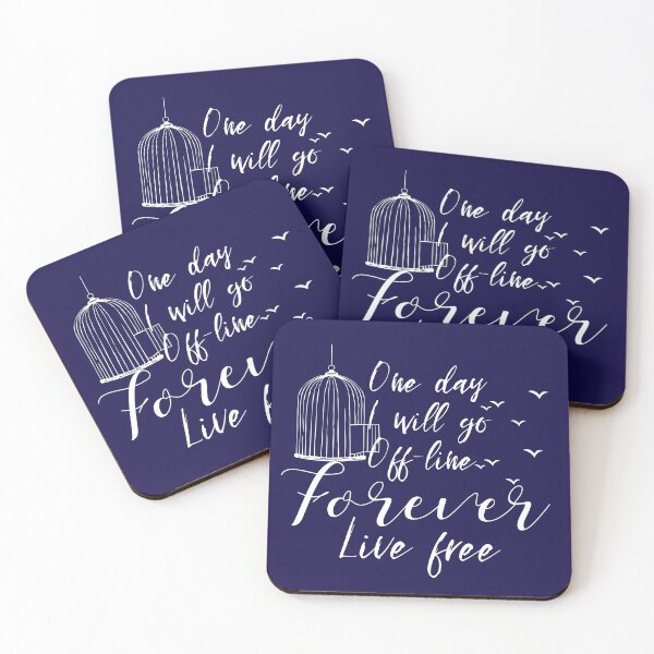 Item preview, One day i will go offline forever Live Free designed and sold by augustinet.