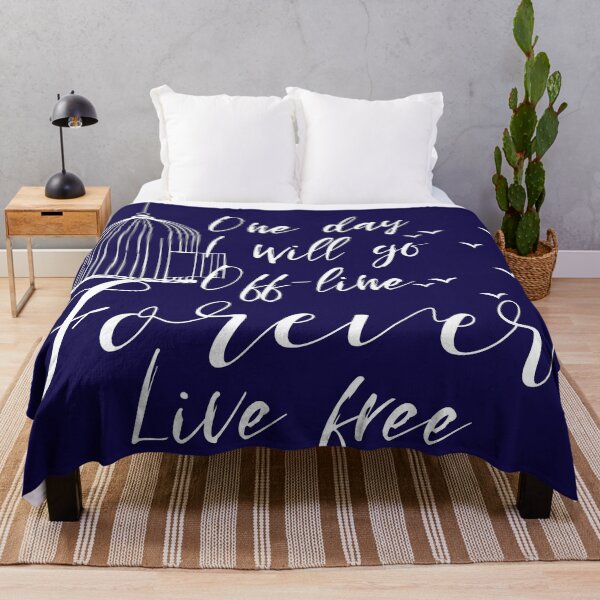 Item preview, One day i will go offline forever Live Free designed and sold by augustinet.