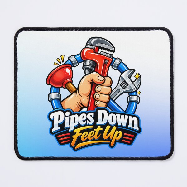 Item preview, Pipes Down Feet Up | Retired Plumber Crewneck designed and sold by Xpression876.