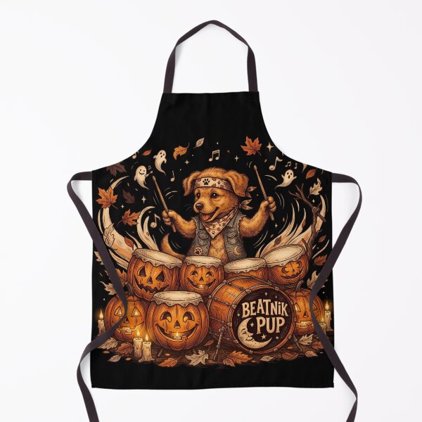 Item preview, Spooky Season Rock Drummer Dog designed and sold by Ada’s Mystic Atelier .
