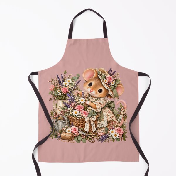Item preview, Premium Cottagecore Flower Shop Dormouse Art – Vintage Botanical Print designed and sold by MagicMakerPh.
