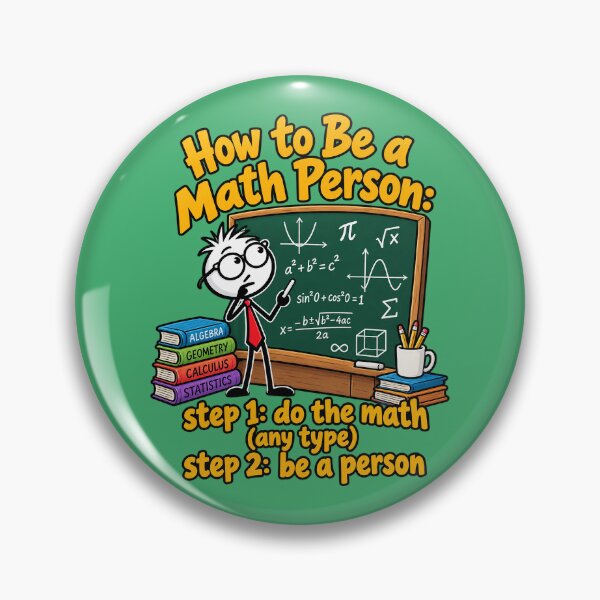 Item preview, How to Be a Math Person, Funny Mathematics Teacher. designed and sold by Endless7Art.