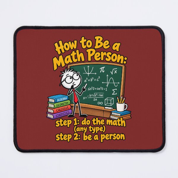 Item preview, How to Be a Math Person, Funny Mathematics Teacher. designed and sold by Endless7Art.