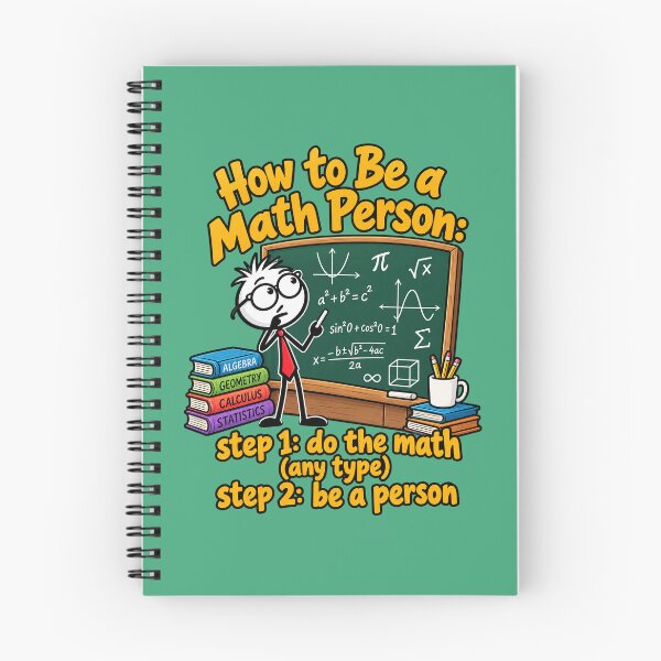 Item preview, How to Be a Math Person, Funny Mathematics Teacher. designed and sold by Endless7Art.