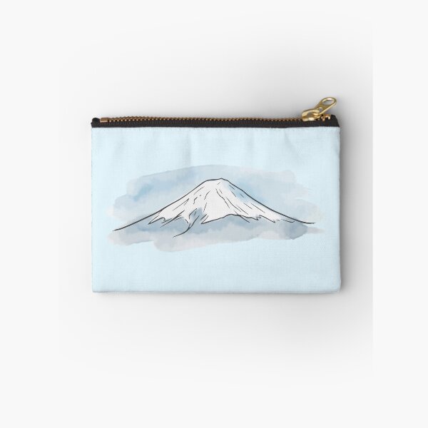 Item preview, Mount Fuji Watercolor Ink Line Art Print designed and sold by Heaton-B-Design.