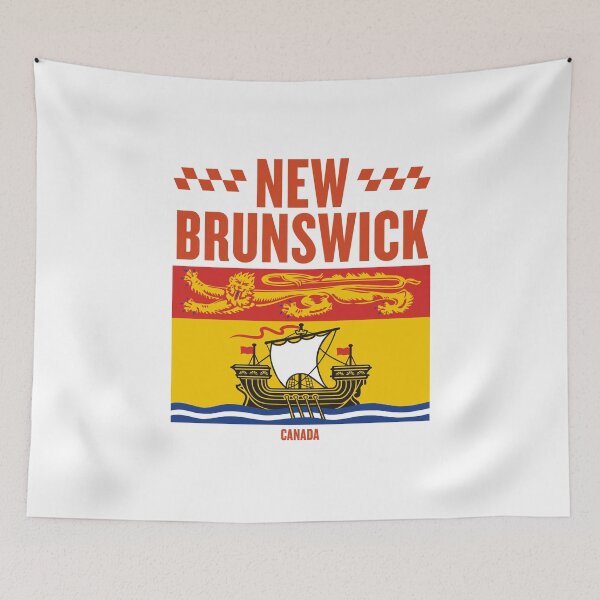 Item preview, New Brunswick flag designed and sold by Peerless-Prime.