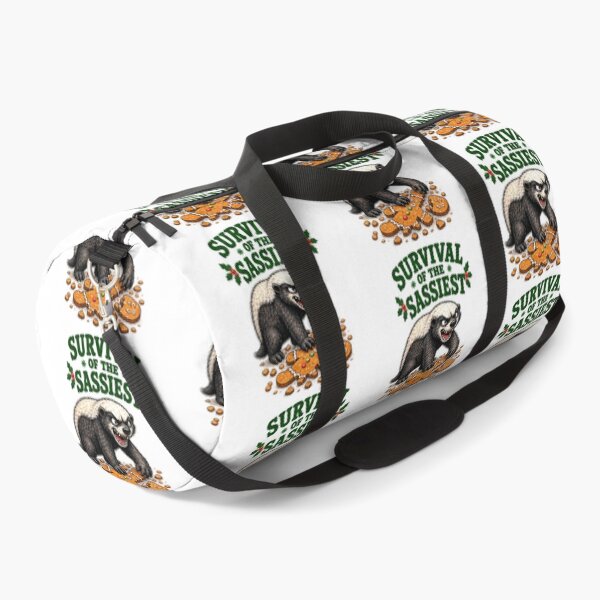 Item preview, Funny Honey Badger Survival of the Sassiest Christmas designed and sold by paintingnou.