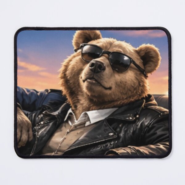 Item preview, Cool Bear – Stylish Teddy Bear designed and sold by MushArtist.