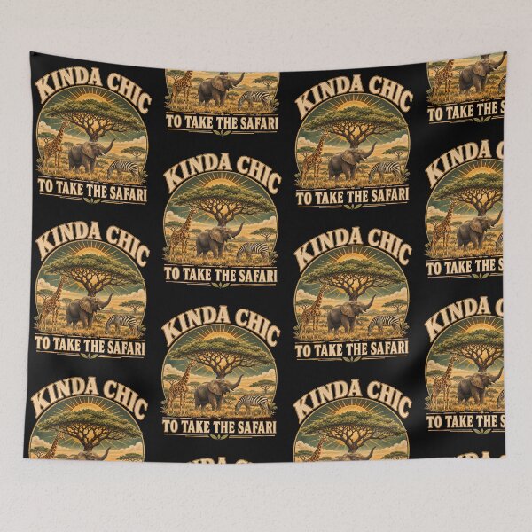 Item preview, Kinda Chic To Take The Safari Wildlife designed and sold by metalsnak.