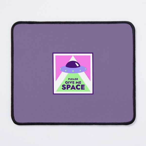 Item preview, Please Give Me Space Retro UFO - Funny Introvert Alien Decal designed and sold by PixellaneArt.