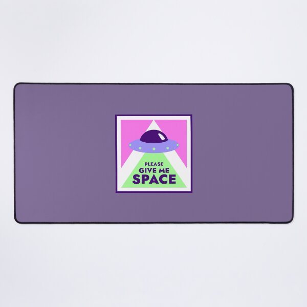 Item preview, Please Give Me Space Retro UFO - Funny Introvert Alien Decal designed and sold by PixellaneArt.