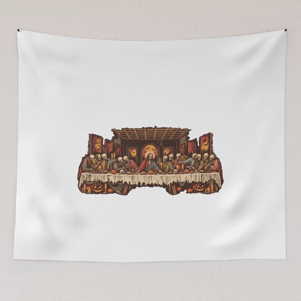 Item preview, Halloween Last Supper Skeletons designed and sold by JOSUQ.