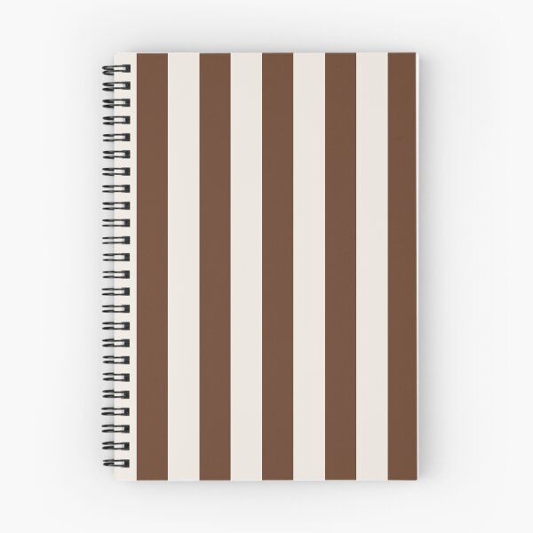 Item preview, Cabana stripes in chocolate brown and cream designed and sold by RishabhArts1.