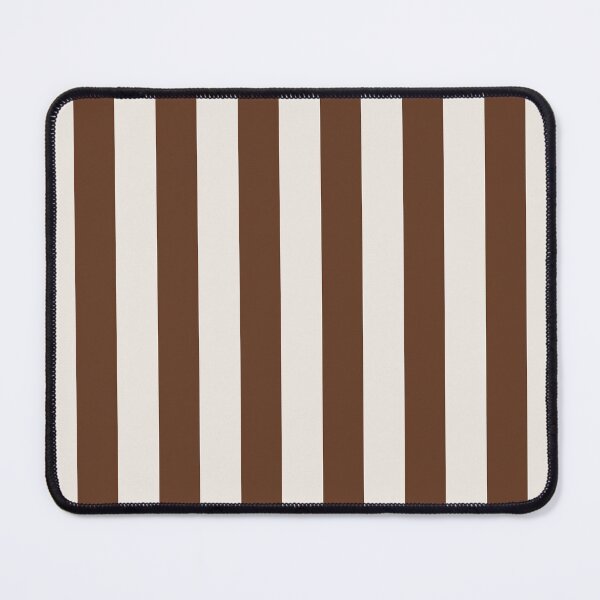 Item preview, Cabana stripes in chocolate brown and cream designed and sold by RishabhArts1.
