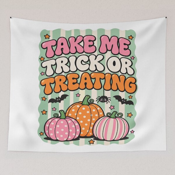 Item preview, Take Me Trick or Treating Pastel Pumpkin Design designed and sold by DjFreeq.