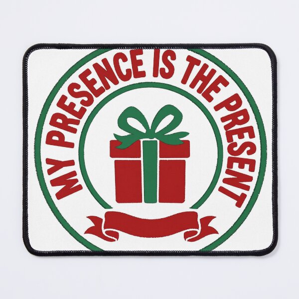 Item preview, My Presence Is The Present Funny Christmas Shirt designed and sold by KERK Art and Design.
