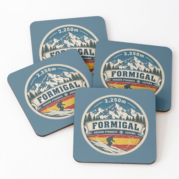Item preview, Formigal Spain Pyrenees Ski Skiing Sticker TShirt 02 designed and sold by OuterShellUK.
