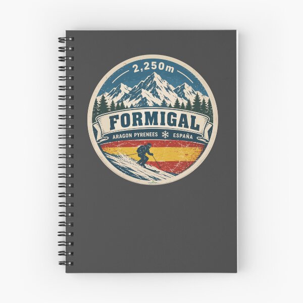 Item preview, Formigal Spain Pyrenees Ski Skiing Sticker TShirt 02 designed and sold by OuterShellUK.