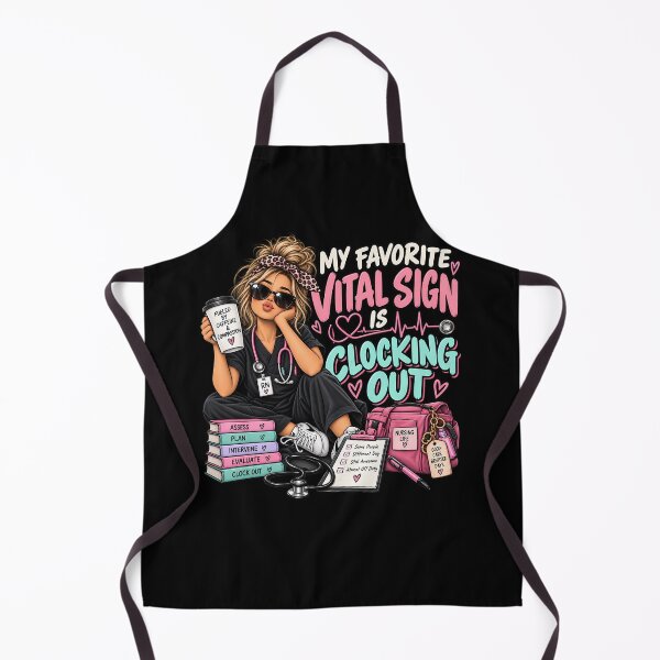 Item preview, My Favorite Vital Sign Is Clocking Out – Funny Nurse Humor designed and sold by Fragy72.