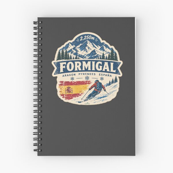 Item preview, Formigal Spain Pyrenees Ski Skiing Sticker TShirt 03 designed and sold by OuterShellUK.
