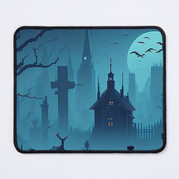 Item preview, Cemetery Pixel Art Spooky Halloween Adventure designed and sold by Glitchart66.