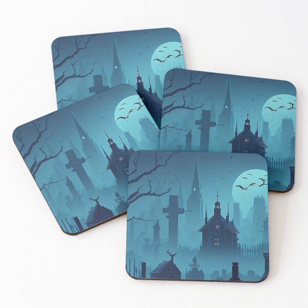 Item preview, Cemetery Pixel Art Spooky Halloween Adventure designed and sold by Glitchart66.