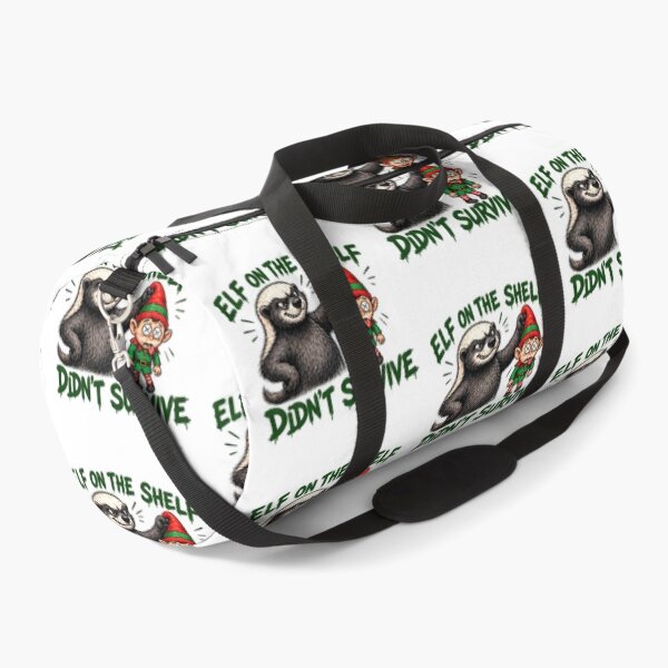 Item preview, Funny Honey Badger Elf Didn't Survive Christmas designed and sold by paintingnou.