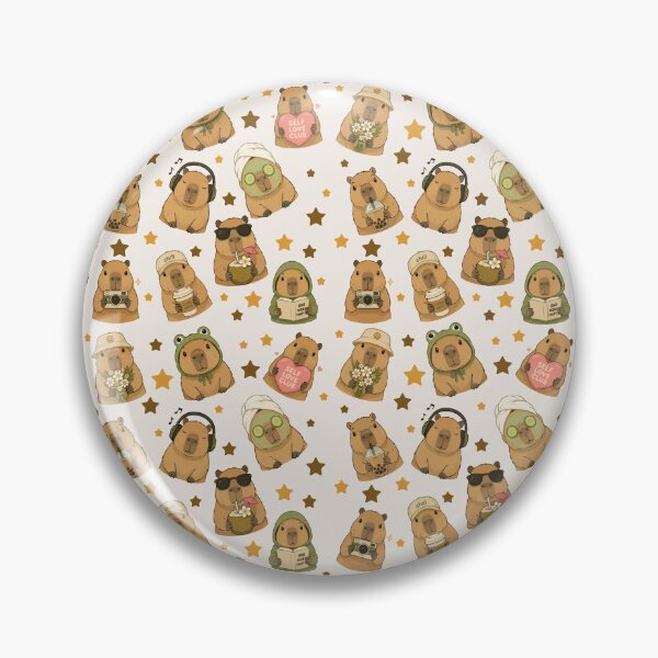 Item preview, Capybara Cartoon Pattern Self Care Cozy  designed and sold by stylishdzign.