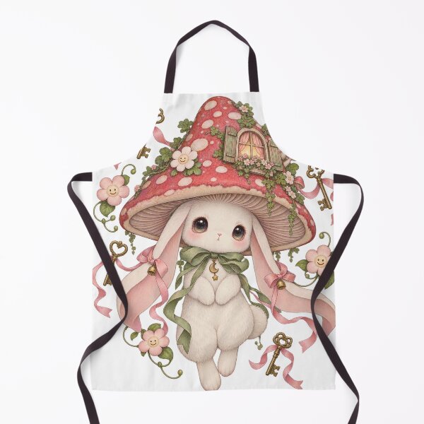 Item preview, Cute Mushroom Bunny Dream designed and sold by CarrotBadminton.