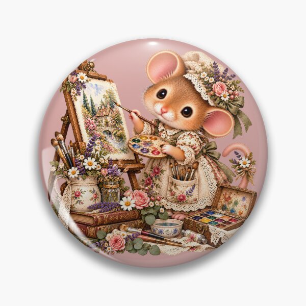 Item preview, Premium Cottagecore Artist Dormouse Art – Vintage Storybook Print designed and sold by MagicMakerPh.