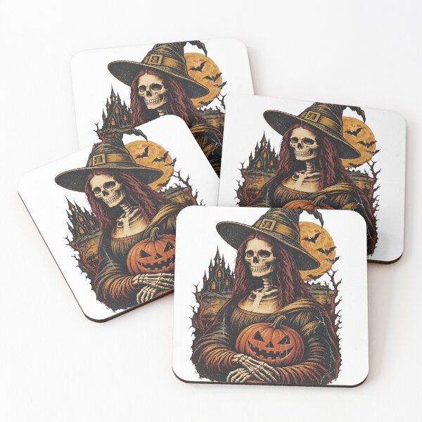 Item preview, Halloween Mona Lisa Skeleton designed and sold by JOSUQ.
