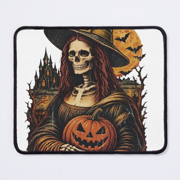 Item preview, Halloween Mona Lisa Skeleton designed and sold by JOSUQ.