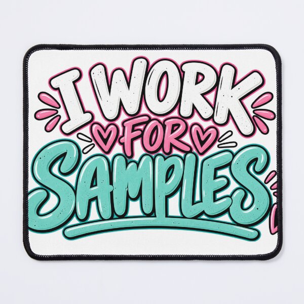 Item preview, I work for Samples funny content creator and product reviewer design designed and sold by Midlife Mood Merch.