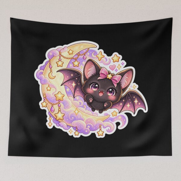 Item preview, Kawaii Vampire Bat Halloween designed and sold by Christiana-Art.