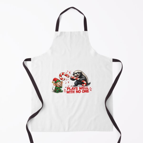 Item preview, Funny Honey Badger Plays Well With No One Christmas designed and sold by paintingnou.
