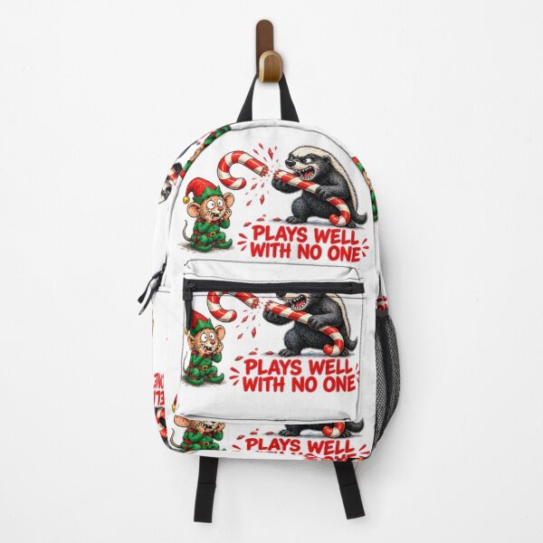 Item preview, Funny Honey Badger Plays Well With No One Christmas designed and sold by paintingnou.
