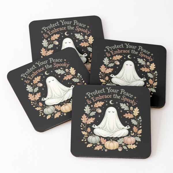Item preview, Protect Your Peace – Spooky Meditation Ghost designed and sold by Art-Arcade6.