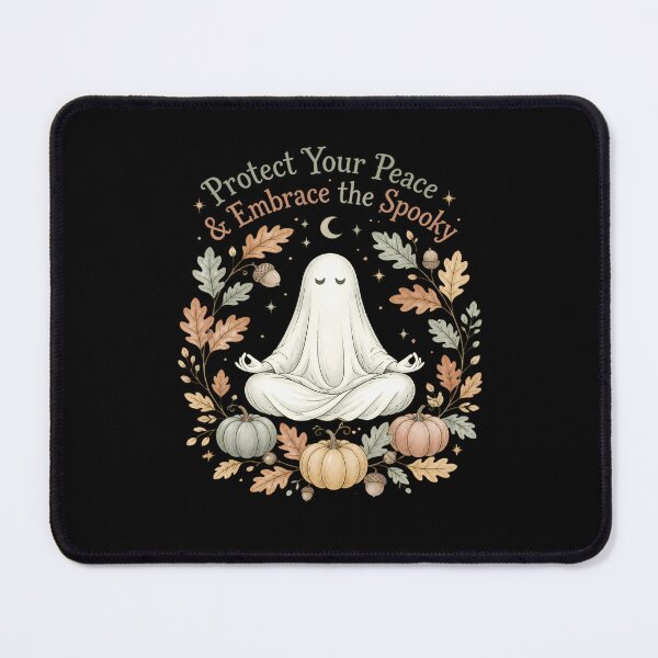 Item preview, Protect Your Peace – Spooky Meditation Ghost designed and sold by Art-Arcade6.