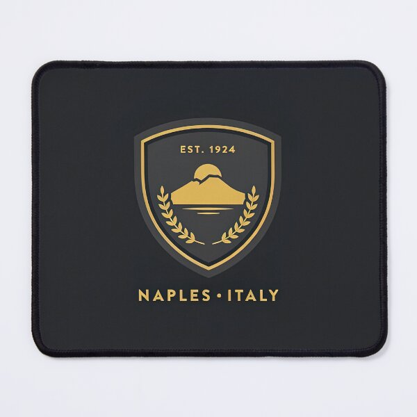 Item preview, Vintage Shield Badge Naples Italy Mount Vesuvius Crest Vector designed and sold by Shutter-Dragon.