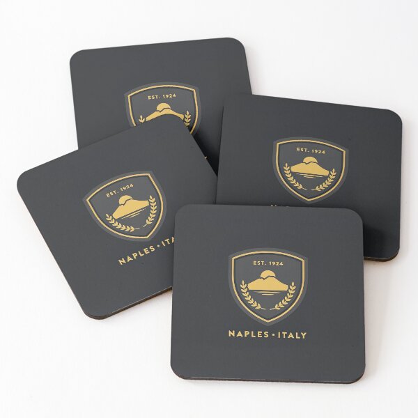 Item preview, Vintage Shield Badge Naples Italy Mount Vesuvius Crest Vector designed and sold by Shutter-Dragon.