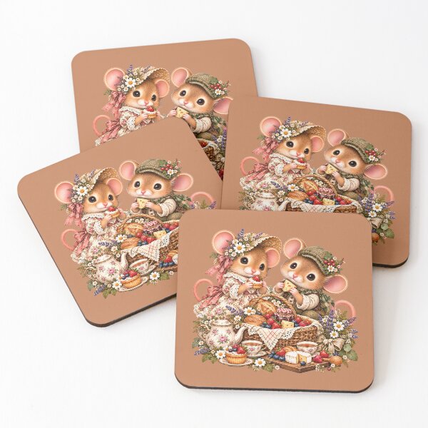 Item preview, Premium Cottagecore Woodland Picnic Dormouse Art – Vintage Print designed and sold by MagicMakerPh.