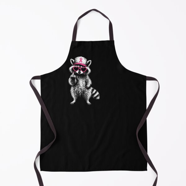 Aperçu de l'œuvre Raccoon Breast Cancer Awareness Survivor Fighter créée et vendue par sportfantees.