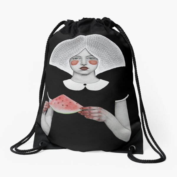 Zora in Black Drawstring Bag