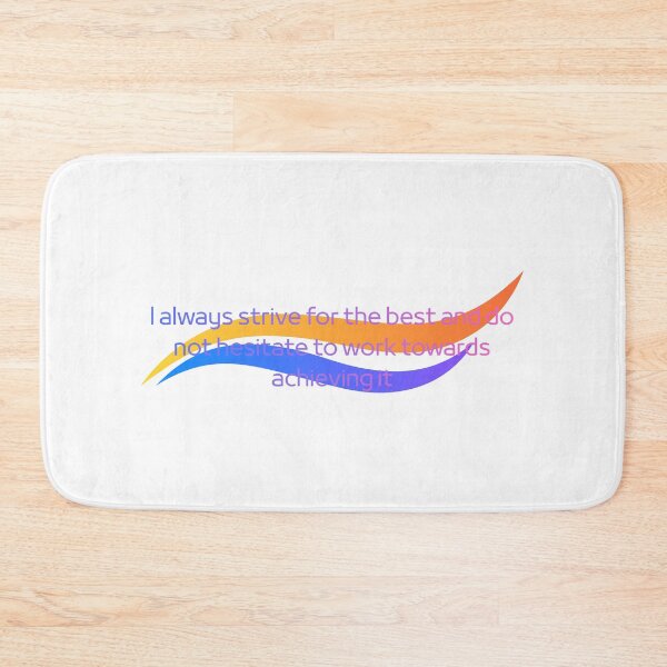 Item preview, Strive For Best Motivational Wave designed and sold by ThePrintArt.