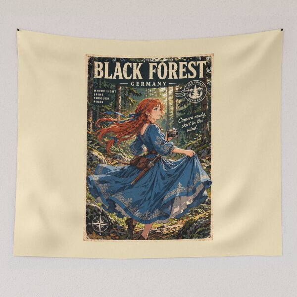 Item preview, Germany, Black Forest - Autumn Whirl in the Black Forest designed and sold by DibujandoPorfa.