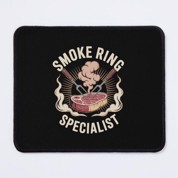 Item preview, Smoke Ring Specialist Funny BBQ Smoker Meat Pitmaster Grilling designed and sold by jkrphoto.