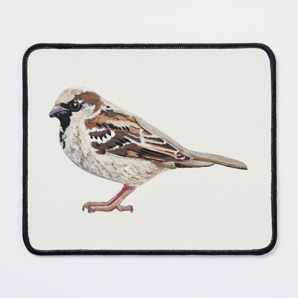 Item preview, House Sparrow painting designed and sold by Emily Bickell.