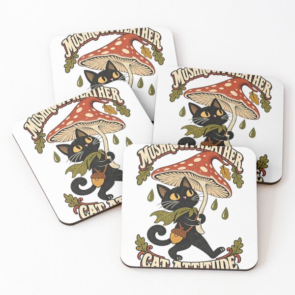 Item preview, Mushroom Weather Cat Attitude designed and sold by RM2017.